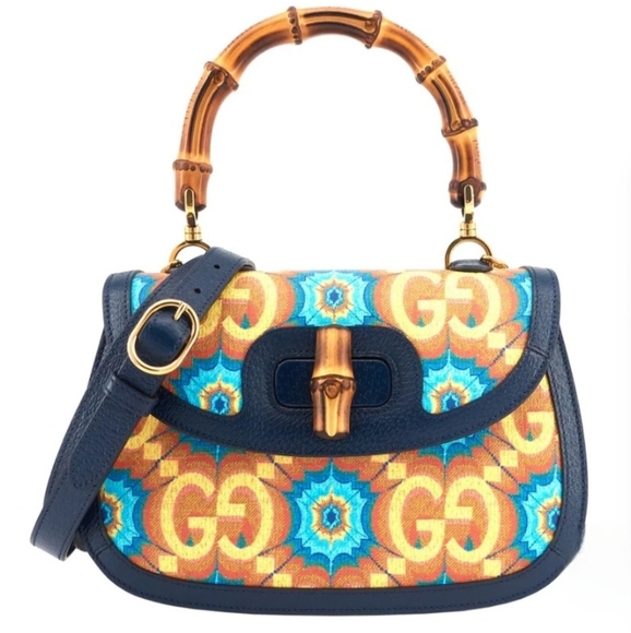 GUCCI 1947 Bamboo Handle Crossbody Bag. - Picture 7 of 14